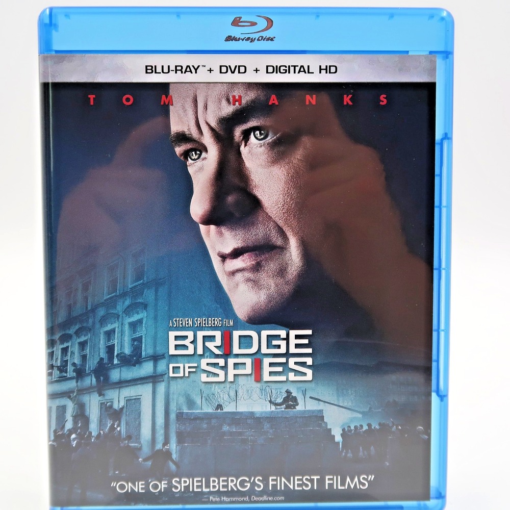 Bridge of Spies Blu-ray DVD 2015 Tom Hanks Steven Spielberg PG Movie